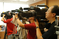 如皋市电视台来公司采访