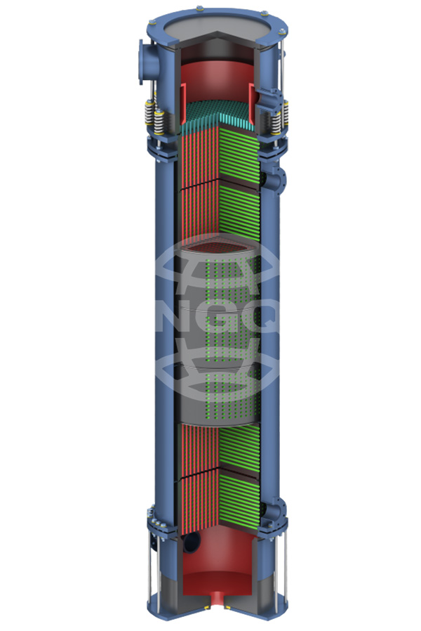 YKX型圆块孔式石墨降膜吸收器