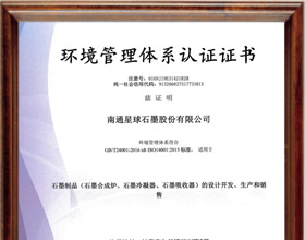 Environmental Management System Certificate